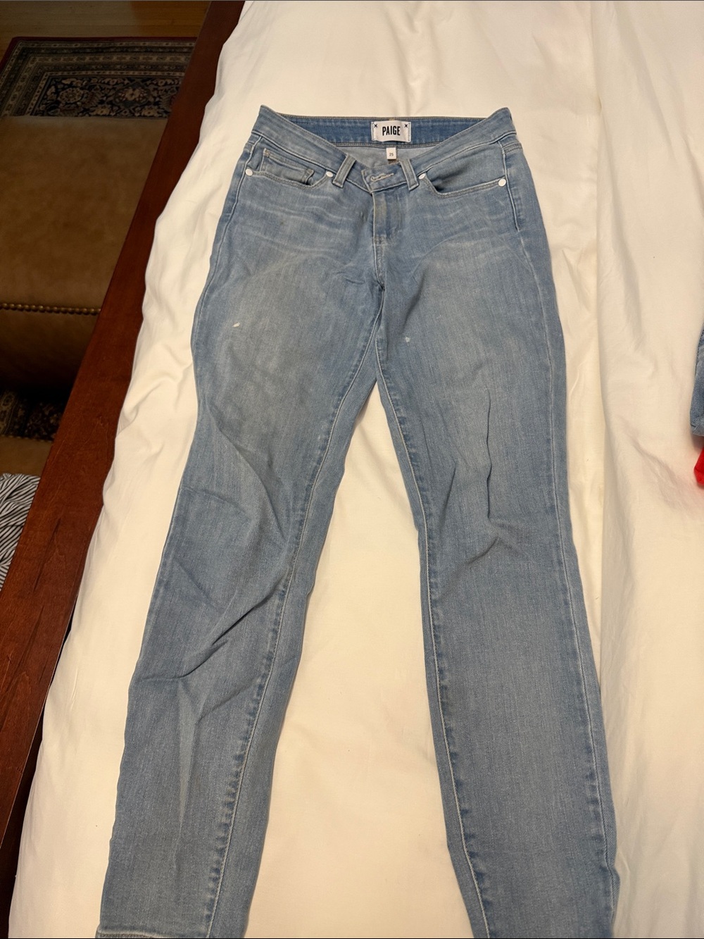 PAIGE Light Blue Skinny Jeans